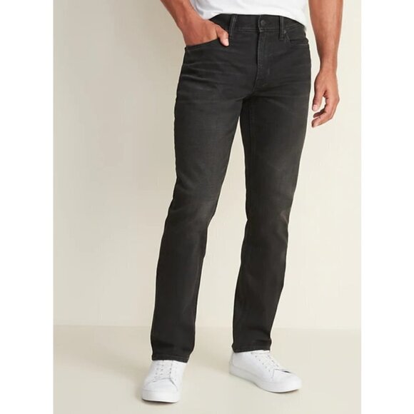 Old Navy Other - Old Navy Built-In Flex Straight Black Jeans NWT